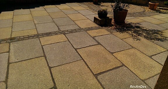 Terrassenplatten aus Granit