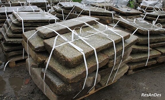 Antike Granitplatten - Versandfertig