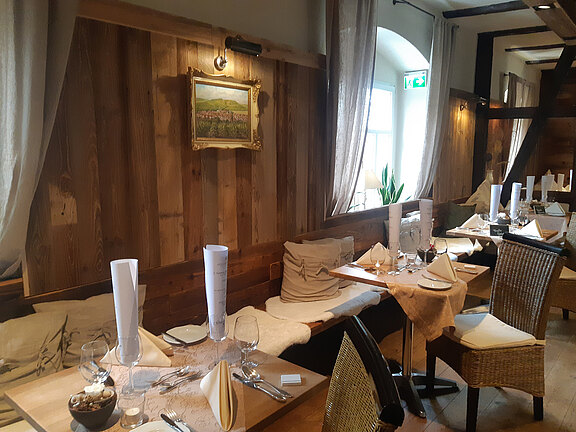 Individuelle Antikholz Wandgestaltung